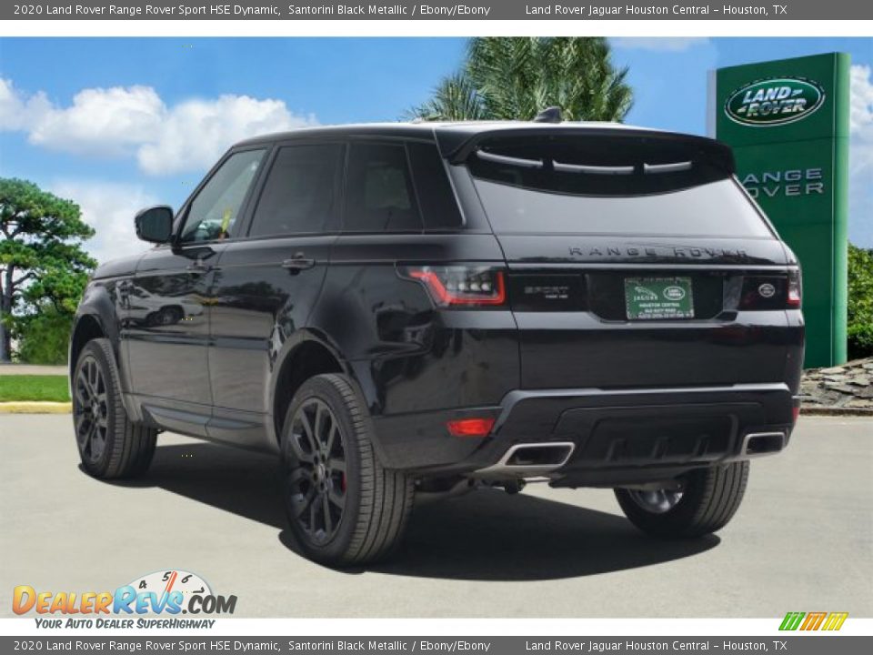 2020 Land Rover Range Rover Sport HSE Dynamic Santorini Black Metallic / Ebony/Ebony Photo #4