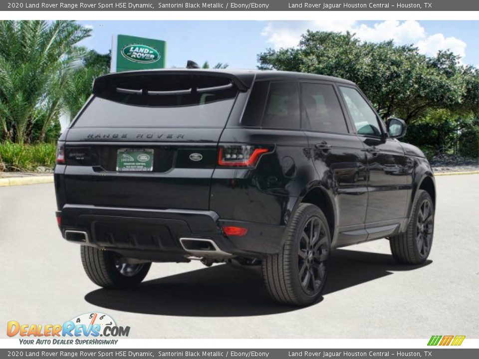 2020 Land Rover Range Rover Sport HSE Dynamic Santorini Black Metallic / Ebony/Ebony Photo #5