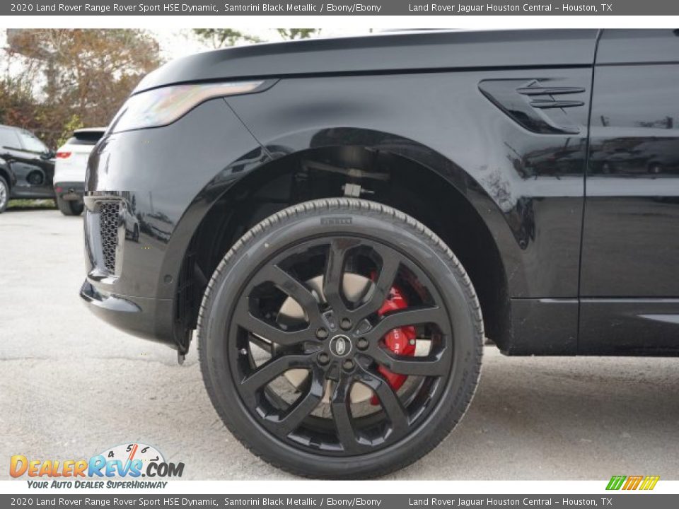 2020 Land Rover Range Rover Sport HSE Dynamic Santorini Black Metallic / Ebony/Ebony Photo #7