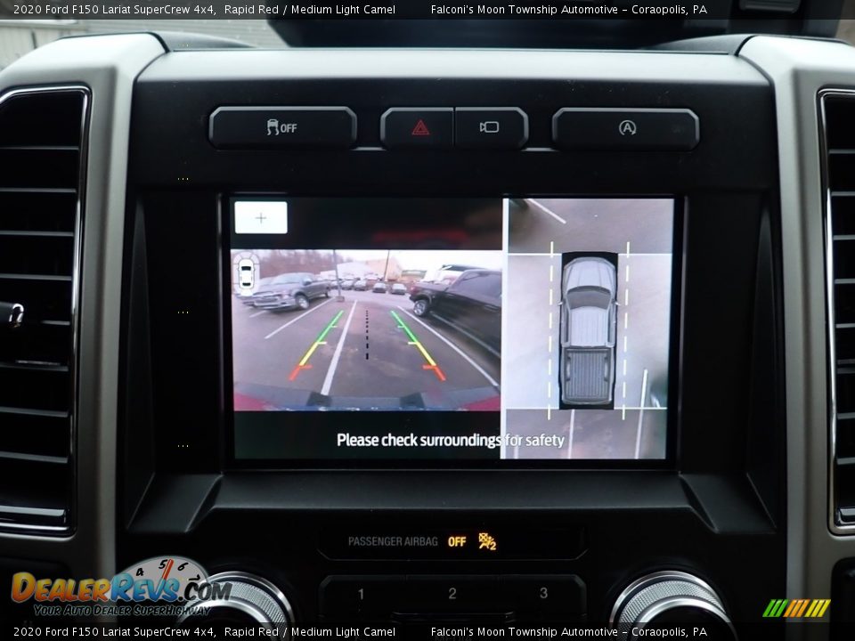 2020 Ford F150 Lariat SuperCrew 4x4 Rapid Red / Medium Light Camel Photo #14