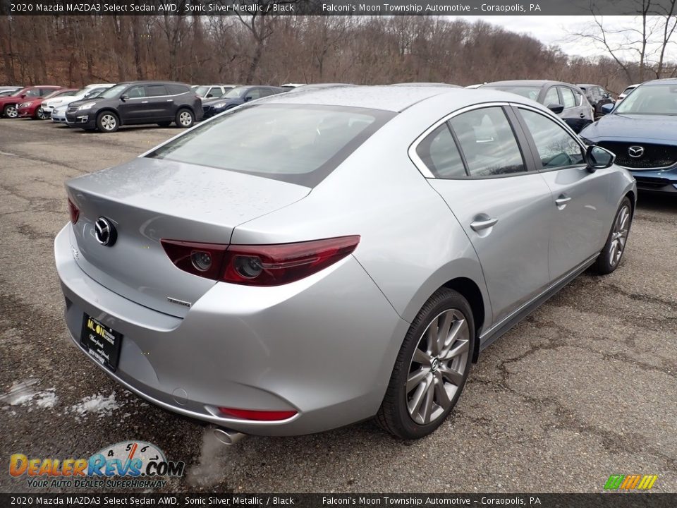 2020 Mazda MAZDA3 Select Sedan AWD Sonic Silver Metallic / Black Photo #2