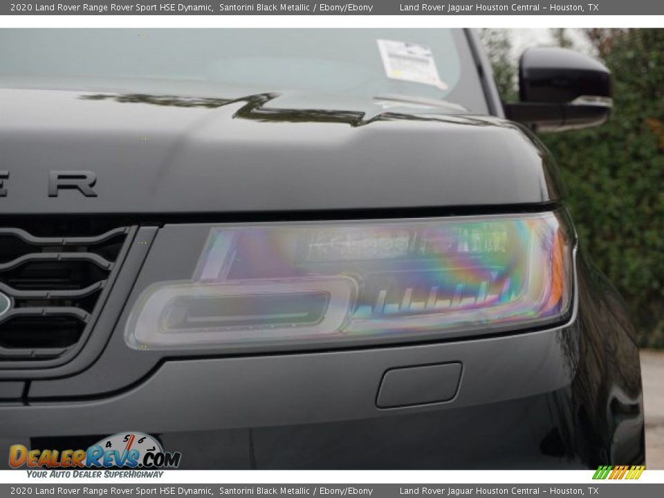 2020 Land Rover Range Rover Sport HSE Dynamic Santorini Black Metallic / Ebony/Ebony Photo #8
