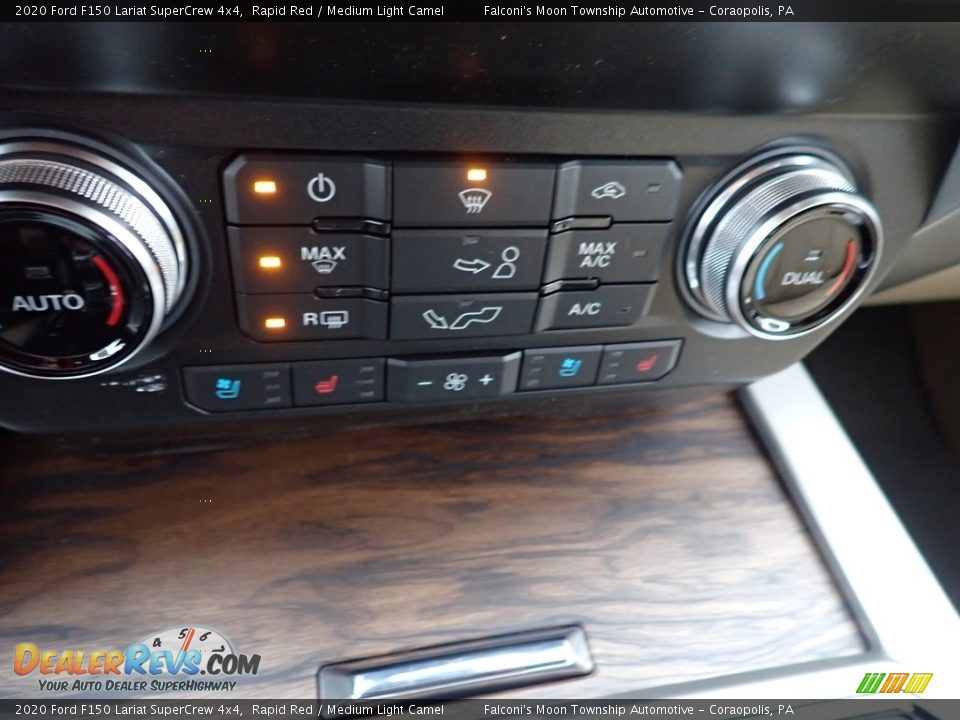 2020 Ford F150 Lariat SuperCrew 4x4 Rapid Red / Medium Light Camel Photo #15