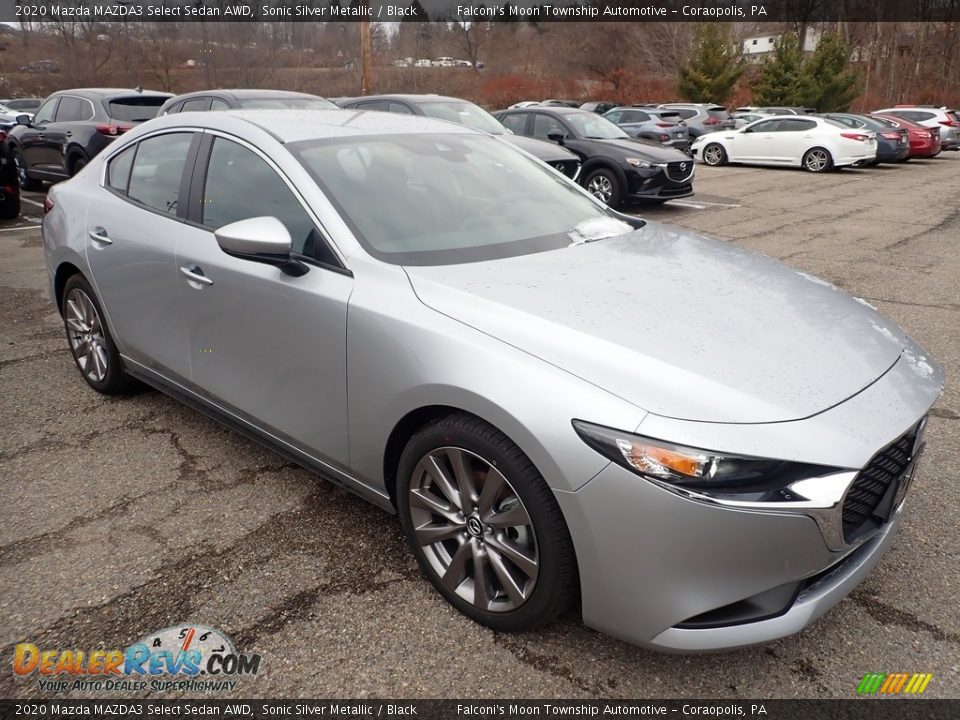 2020 Mazda MAZDA3 Select Sedan AWD Sonic Silver Metallic / Black Photo #3