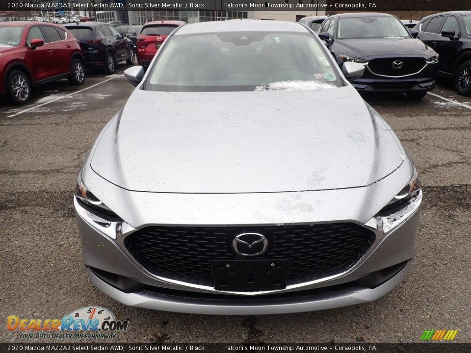 2020 Mazda MAZDA3 Select Sedan AWD Sonic Silver Metallic / Black Photo #4