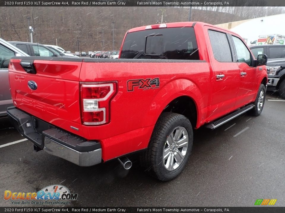 2020 Ford F150 XLT SuperCrew 4x4 Race Red / Medium Earth Gray Photo #2