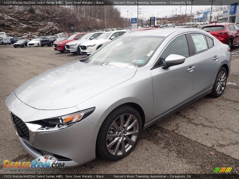 2020 Mazda MAZDA3 Select Sedan AWD Sonic Silver Metallic / Black Photo #5
