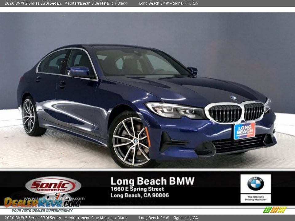 2020 BMW 3 Series 330i Sedan Mediterranean Blue Metallic / Black Photo #1