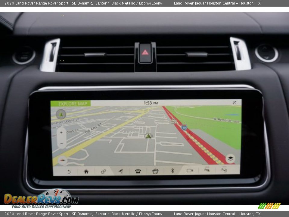 2020 Land Rover Range Rover Sport HSE Dynamic Santorini Black Metallic / Ebony/Ebony Photo #14