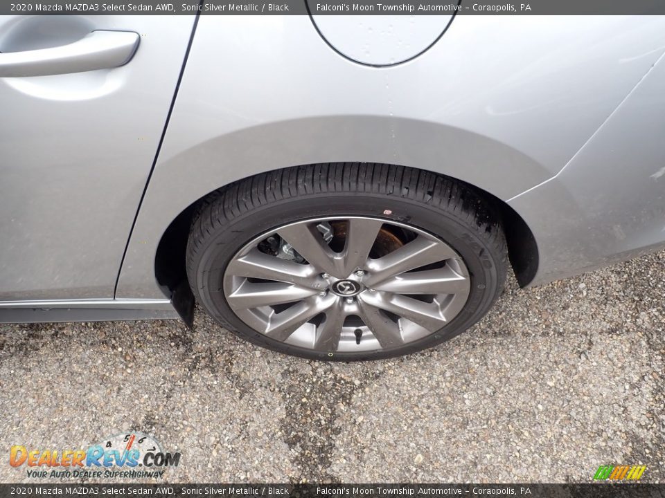 2020 Mazda MAZDA3 Select Sedan AWD Sonic Silver Metallic / Black Photo #7