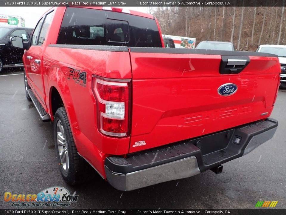 2020 Ford F150 XLT SuperCrew 4x4 Race Red / Medium Earth Gray Photo #6