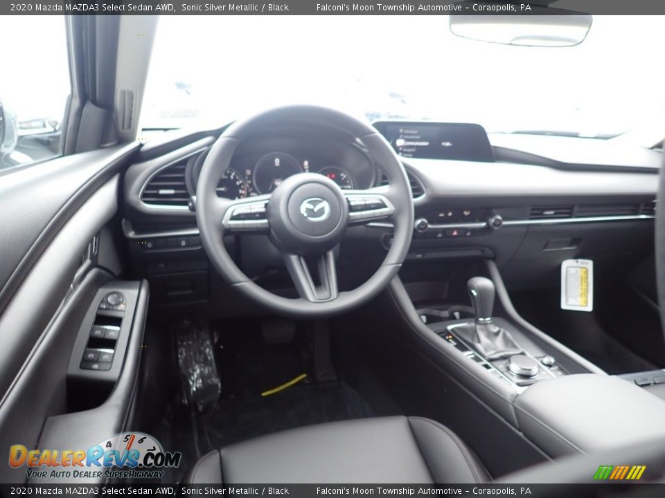 2020 Mazda MAZDA3 Select Sedan AWD Sonic Silver Metallic / Black Photo #9
