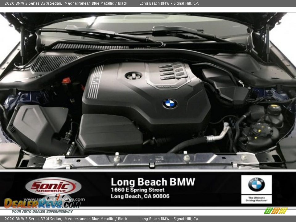 2020 BMW 3 Series 330i Sedan Mediterranean Blue Metallic / Black Photo #8