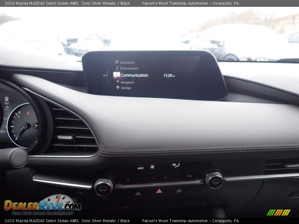 2020 Mazda MAZDA3 Select Sedan AWD Sonic Silver Metallic / Black Photo #13