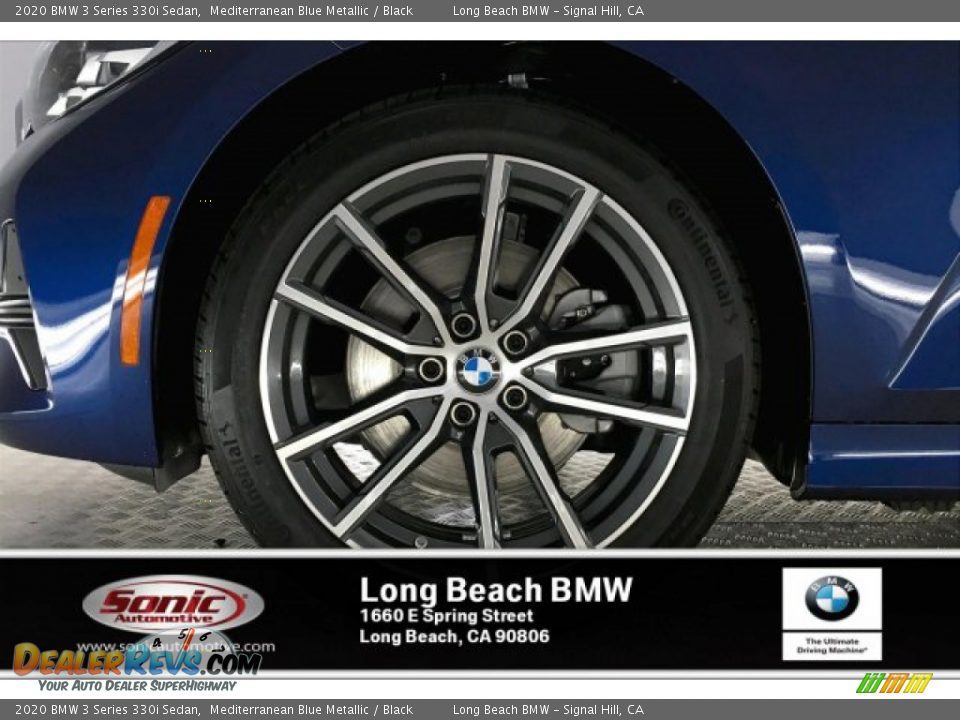 2020 BMW 3 Series 330i Sedan Mediterranean Blue Metallic / Black Photo #9