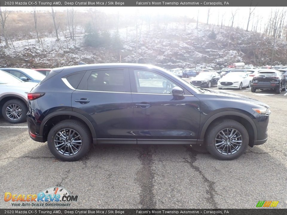 2020 Mazda CX-5 Touring AWD Deep Crystal Blue Mica / Silk Beige Photo #1