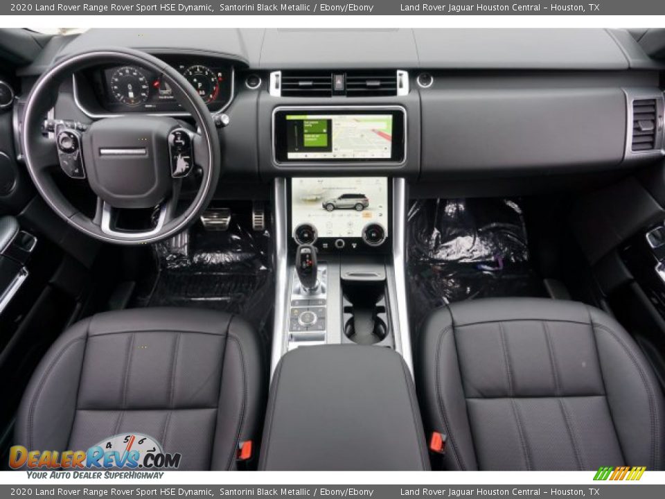 2020 Land Rover Range Rover Sport HSE Dynamic Santorini Black Metallic / Ebony/Ebony Photo #26