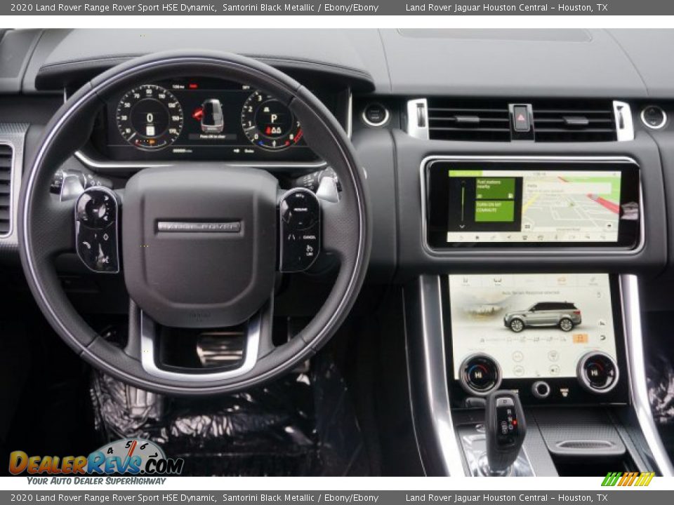 2020 Land Rover Range Rover Sport HSE Dynamic Santorini Black Metallic / Ebony/Ebony Photo #27