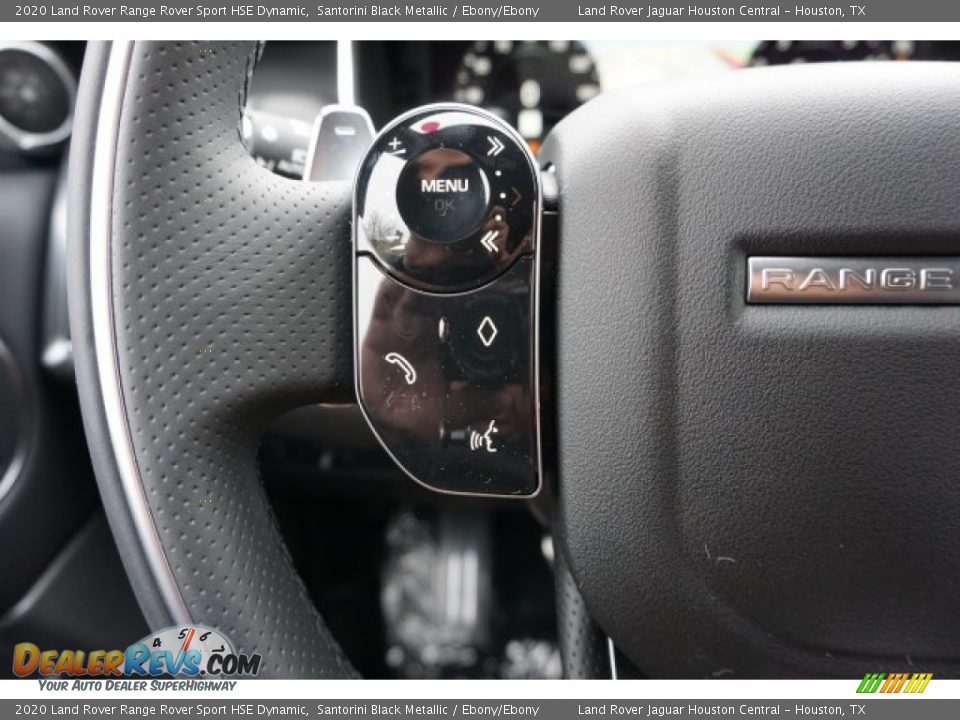 2020 Land Rover Range Rover Sport HSE Dynamic Santorini Black Metallic / Ebony/Ebony Photo #28