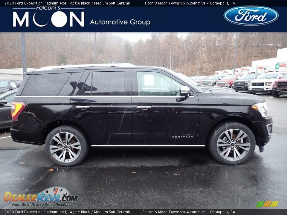 2020 Ford Expedition Platinum 4x4 Agate Black / Medium Soft Ceramic Photo #1