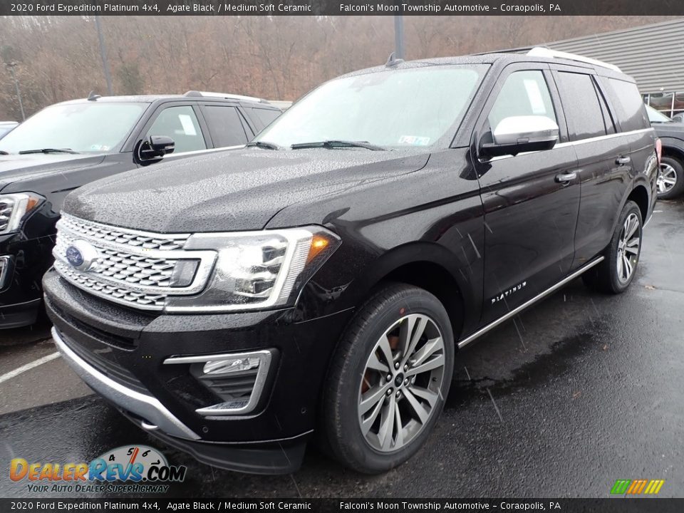 2020 Ford Expedition Platinum 4x4 Agate Black / Medium Soft Ceramic Photo #2