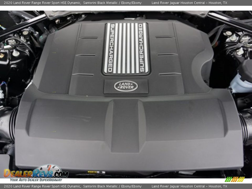 2020 Land Rover Range Rover Sport HSE Dynamic Santorini Black Metallic / Ebony/Ebony Photo #32