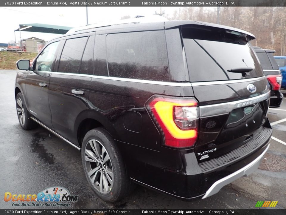 2020 Ford Expedition Platinum 4x4 Agate Black / Medium Soft Ceramic Photo #3