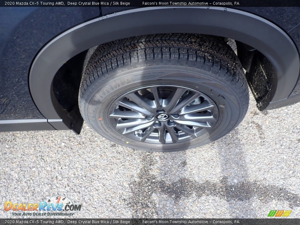 2020 Mazda CX-5 Touring AWD Deep Crystal Blue Mica / Silk Beige Photo #7