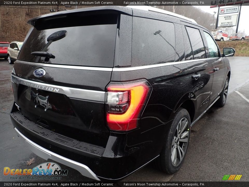 2020 Ford Expedition Platinum 4x4 Agate Black / Medium Soft Ceramic Photo #4