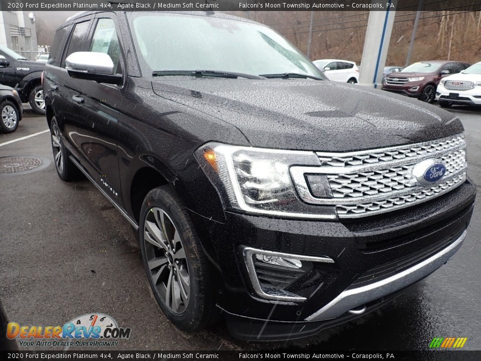 2020 Ford Expedition Platinum 4x4 Agate Black / Medium Soft Ceramic Photo #5
