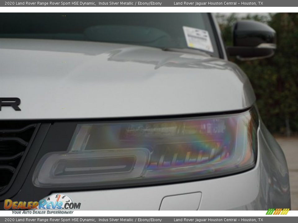 2020 Land Rover Range Rover Sport HSE Dynamic Indus Silver Metallic / Ebony/Ebony Photo #8