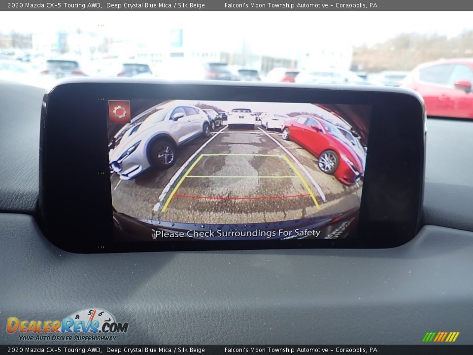 2020 Mazda CX-5 Touring AWD Deep Crystal Blue Mica / Silk Beige Photo #15