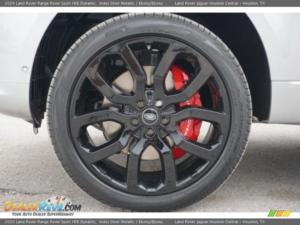2020 Land Rover Range Rover Sport HSE Dynamic Indus Silver Metallic / Ebony/Ebony Photo #9