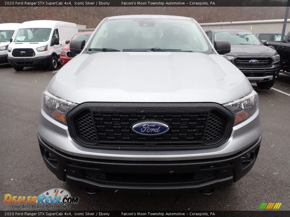 2020 Ford Ranger STX SuperCab 4x4 Iconic Silver / Ebony Photo #4