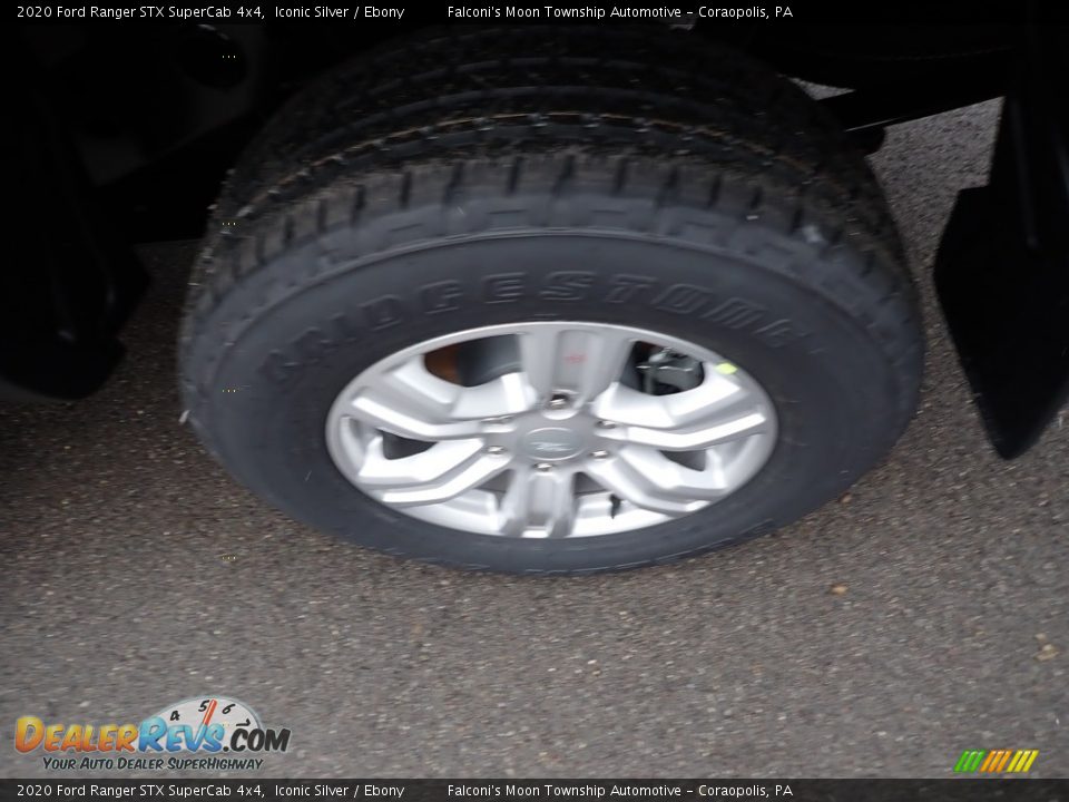 2020 Ford Ranger STX SuperCab 4x4 Iconic Silver / Ebony Photo #7