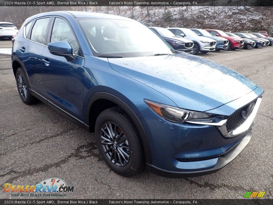 2020 Mazda CX-5 Sport AWD Eternal Blue Mica / Black Photo #3