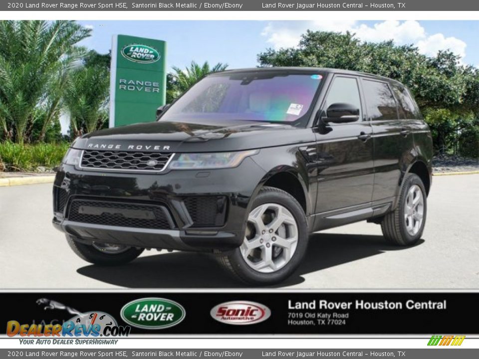 2020 Land Rover Range Rover Sport HSE Santorini Black Metallic / Ebony/Ebony Photo #1