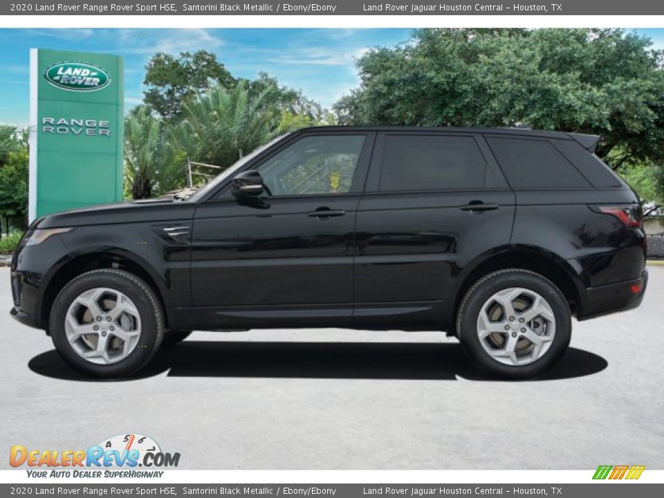 2020 Land Rover Range Rover Sport HSE Santorini Black Metallic / Ebony/Ebony Photo #3