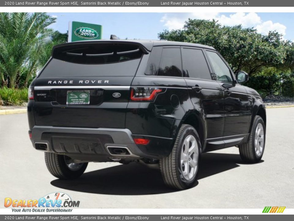 2020 Land Rover Range Rover Sport HSE Santorini Black Metallic / Ebony/Ebony Photo #5