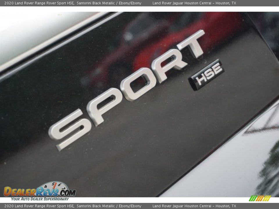 2020 Land Rover Range Rover Sport HSE Santorini Black Metallic / Ebony/Ebony Photo #6