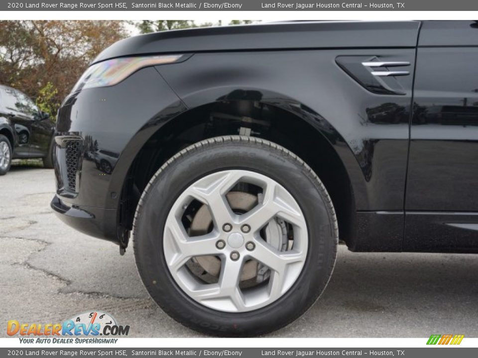 2020 Land Rover Range Rover Sport HSE Santorini Black Metallic / Ebony/Ebony Photo #7