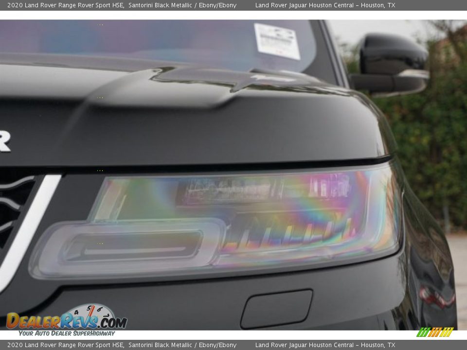 2020 Land Rover Range Rover Sport HSE Santorini Black Metallic / Ebony/Ebony Photo #8