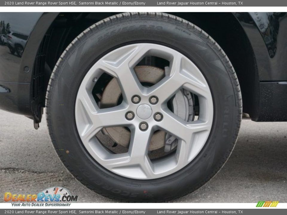 2020 Land Rover Range Rover Sport HSE Santorini Black Metallic / Ebony/Ebony Photo #9