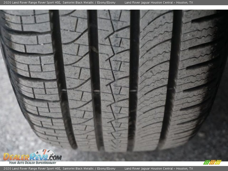 2020 Land Rover Range Rover Sport HSE Santorini Black Metallic / Ebony/Ebony Photo #10