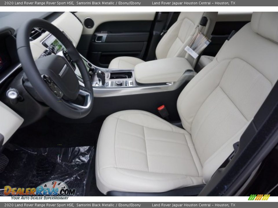 2020 Land Rover Range Rover Sport HSE Santorini Black Metallic / Ebony/Ebony Photo #11