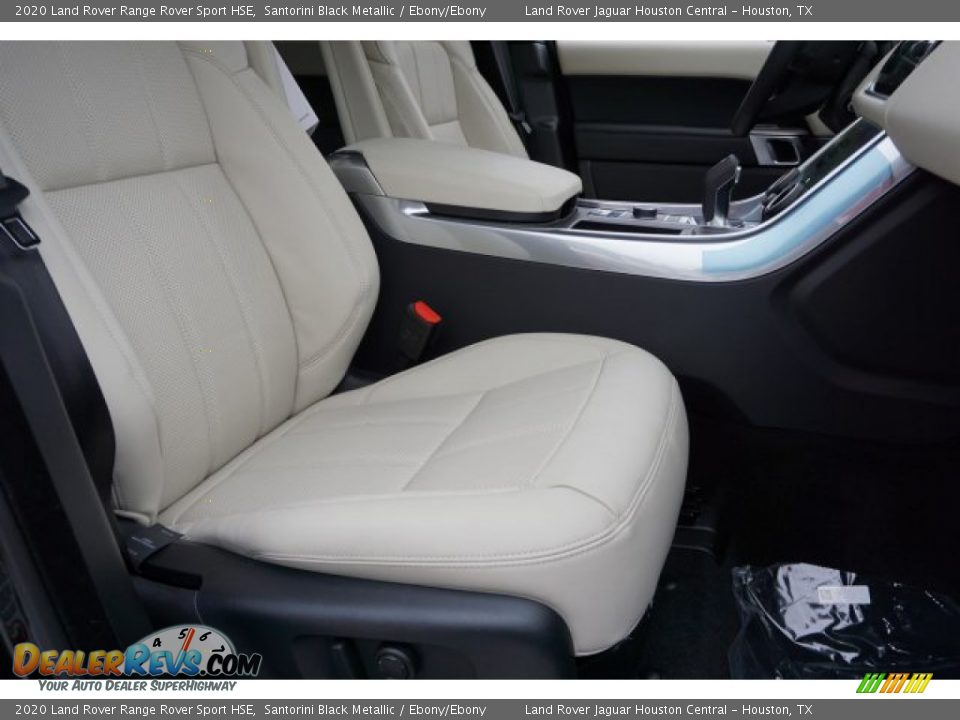 2020 Land Rover Range Rover Sport HSE Santorini Black Metallic / Ebony/Ebony Photo #12