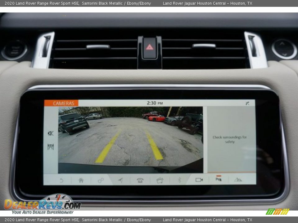 2020 Land Rover Range Rover Sport HSE Santorini Black Metallic / Ebony/Ebony Photo #15