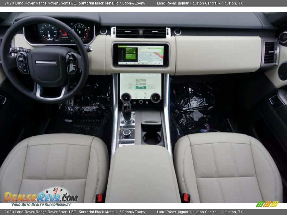 2020 Land Rover Range Rover Sport HSE Santorini Black Metallic / Ebony/Ebony Photo #26