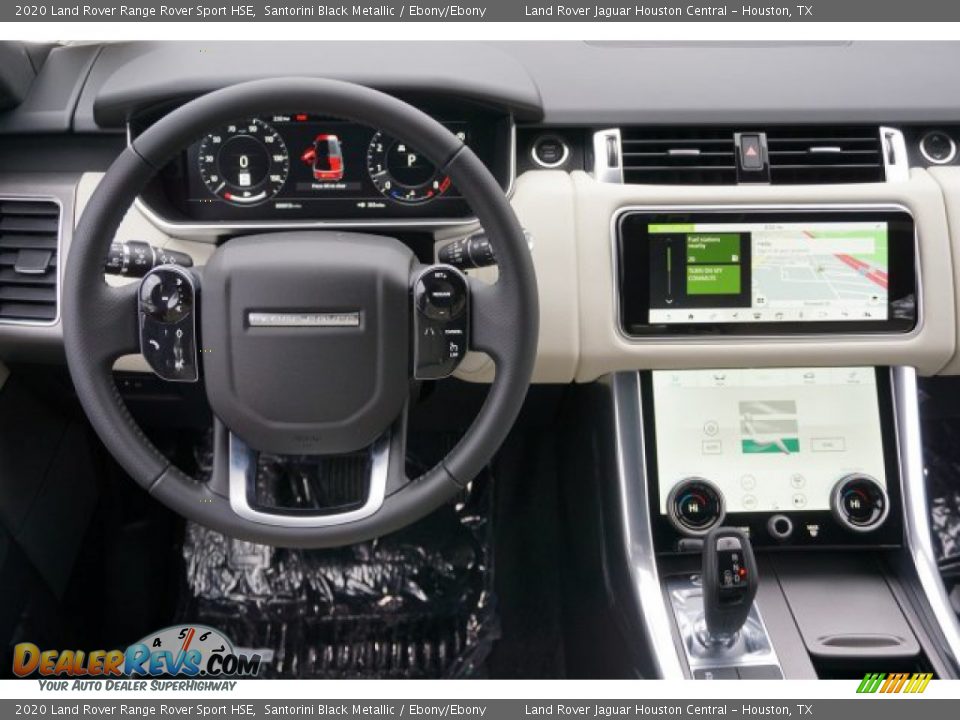 2020 Land Rover Range Rover Sport HSE Santorini Black Metallic / Ebony/Ebony Photo #27