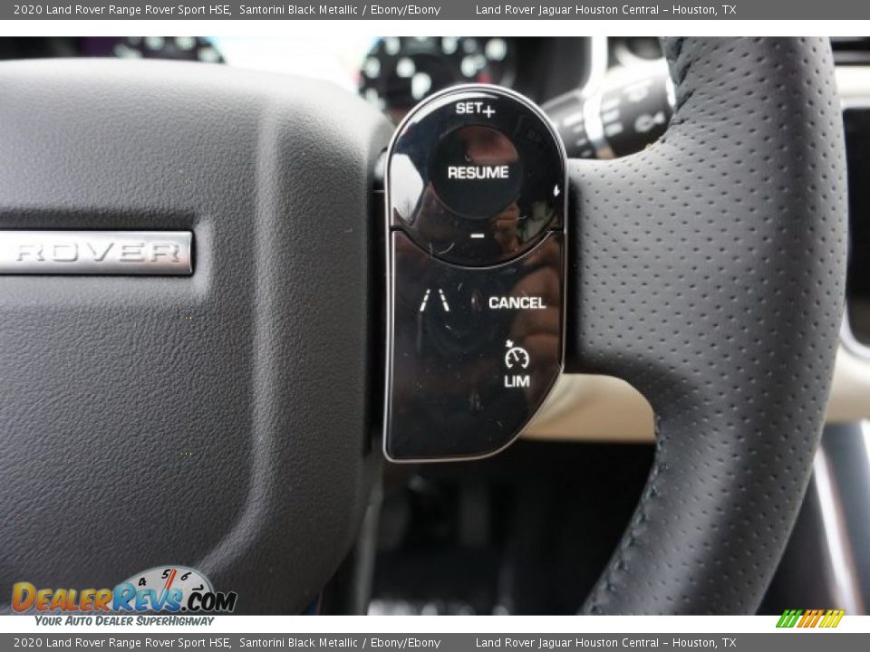 2020 Land Rover Range Rover Sport HSE Santorini Black Metallic / Ebony/Ebony Photo #29